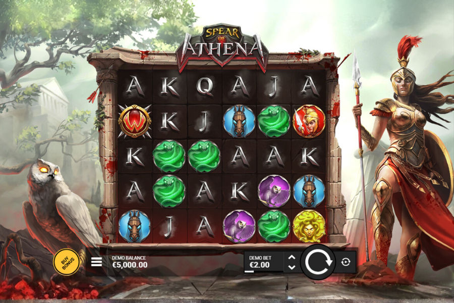 demo play of spear of athena on stake casino